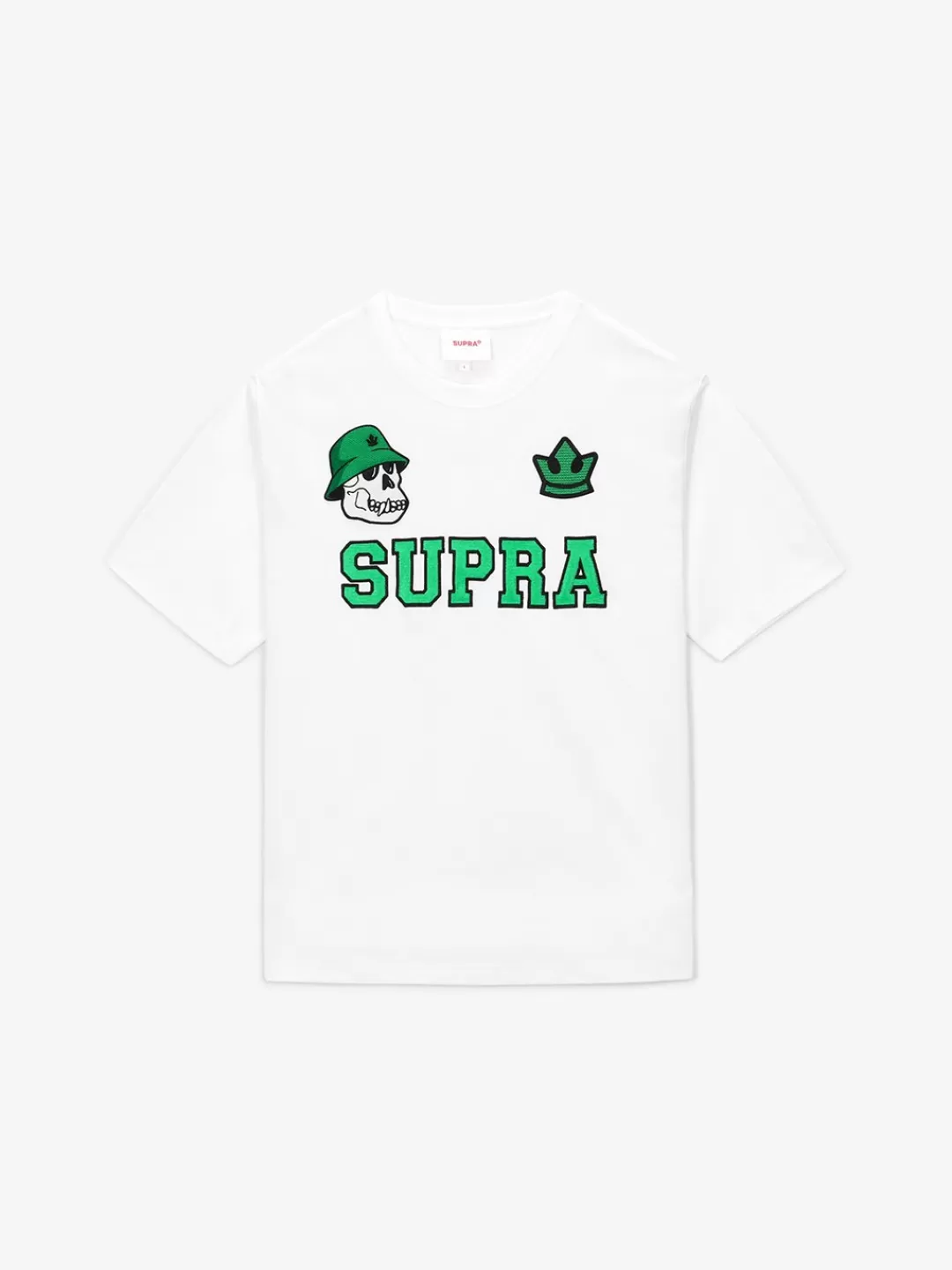 BAYC SMALL SKULL GRAPHIC OVER FIT T-SHIRTS^Supra Sale