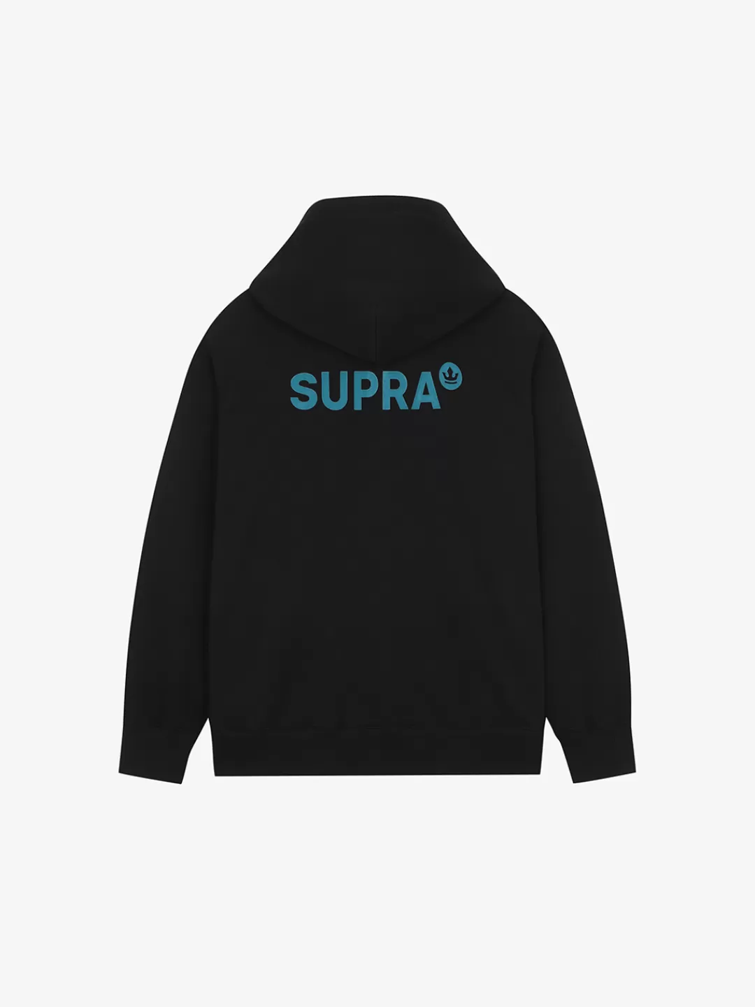 ESSENTIAL BASIC SMALL LOGO OVER FIT HALF ZIP HOODIE^Supra Shop