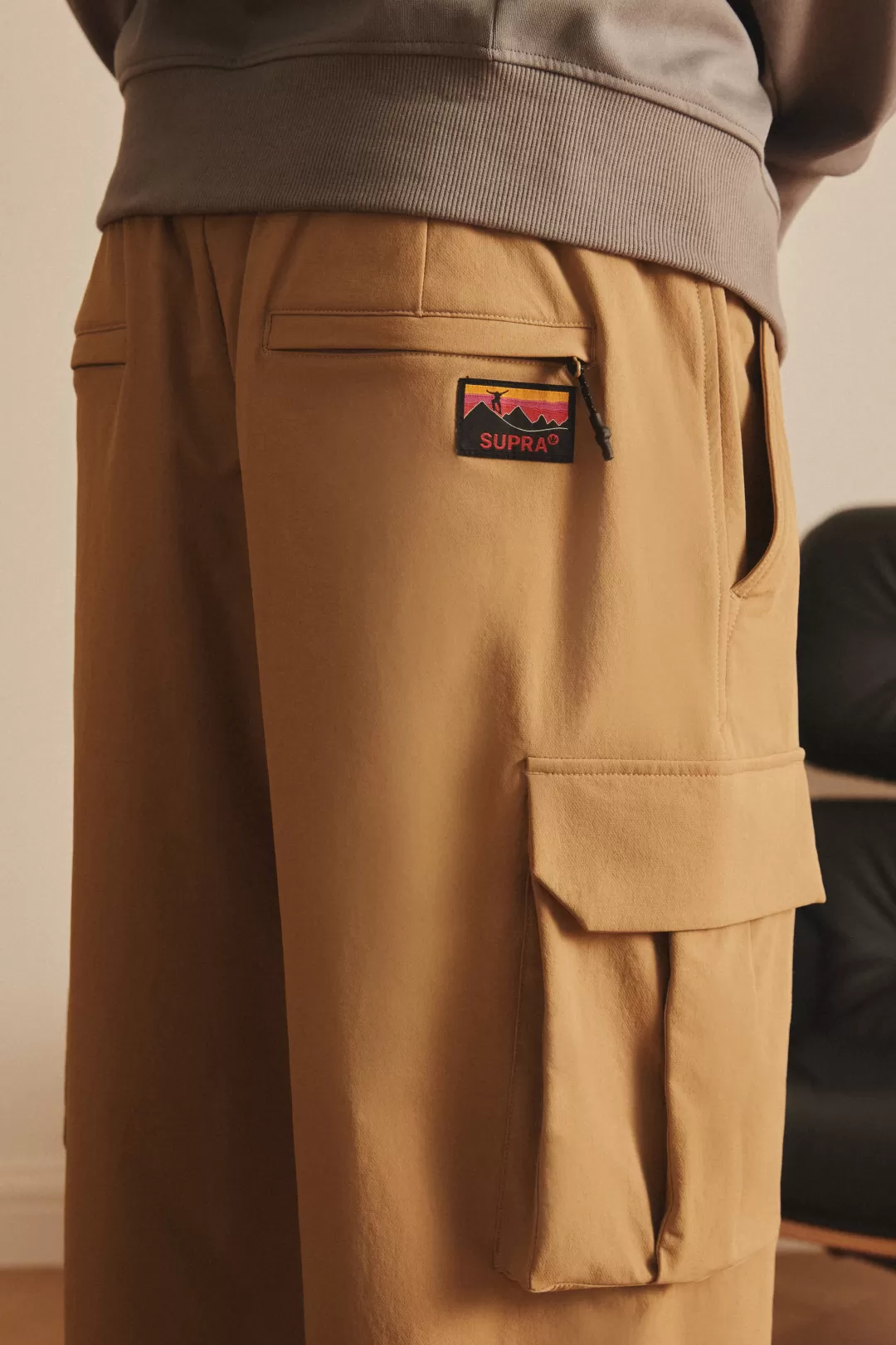 OUTDOOR MENS WOVEN CARGO WIDE PANTS^Supra Best Sale