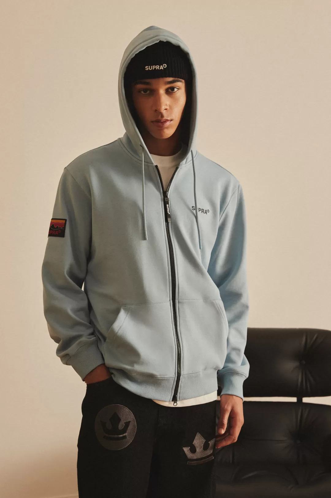 OUTDOOR OVER FIT HOOD ZIP-UP^Supra Outlet