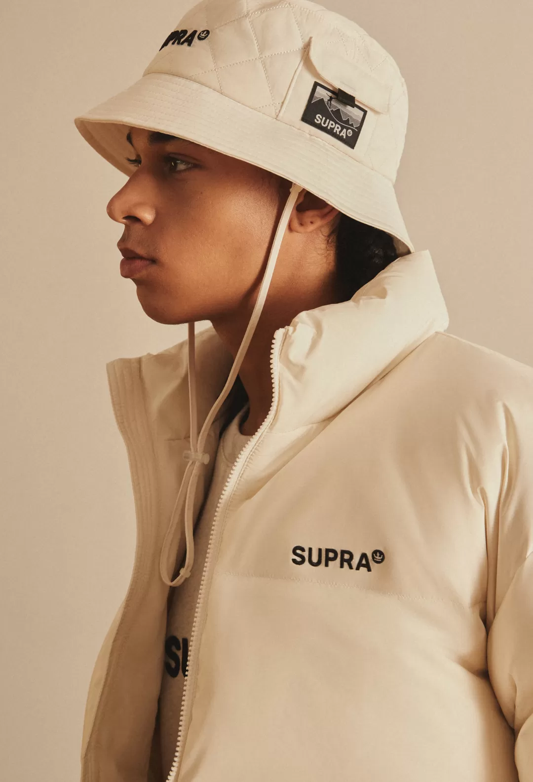 OUTDOOR QUILTING POCKET BUCKET HAT^Supra Best Sale