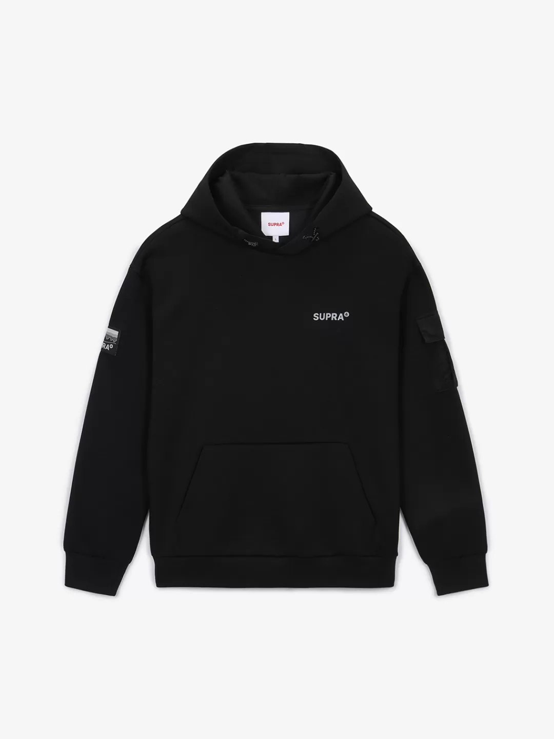 OUTDOOR WOVEN PATCH OVER FIT HOODIE^Supra Fashion