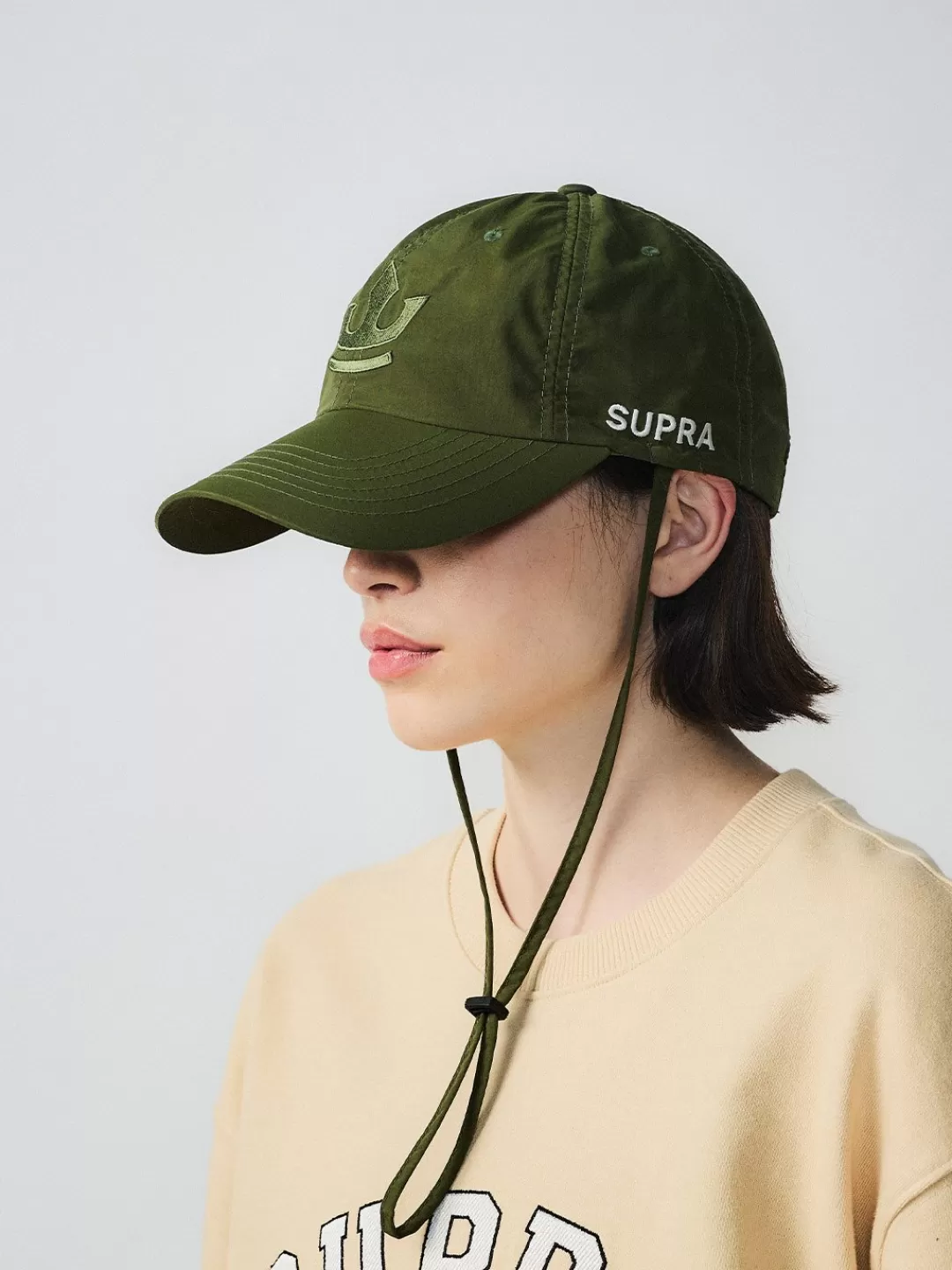 OUTDOOR WOVEN UNSTRUCTURED CAP^Supra Best Sale