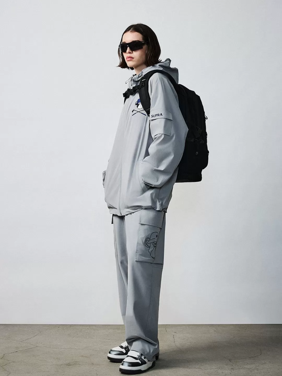 Pocket BAYC Graphic Semi-wide Woven Pants^Supra Online