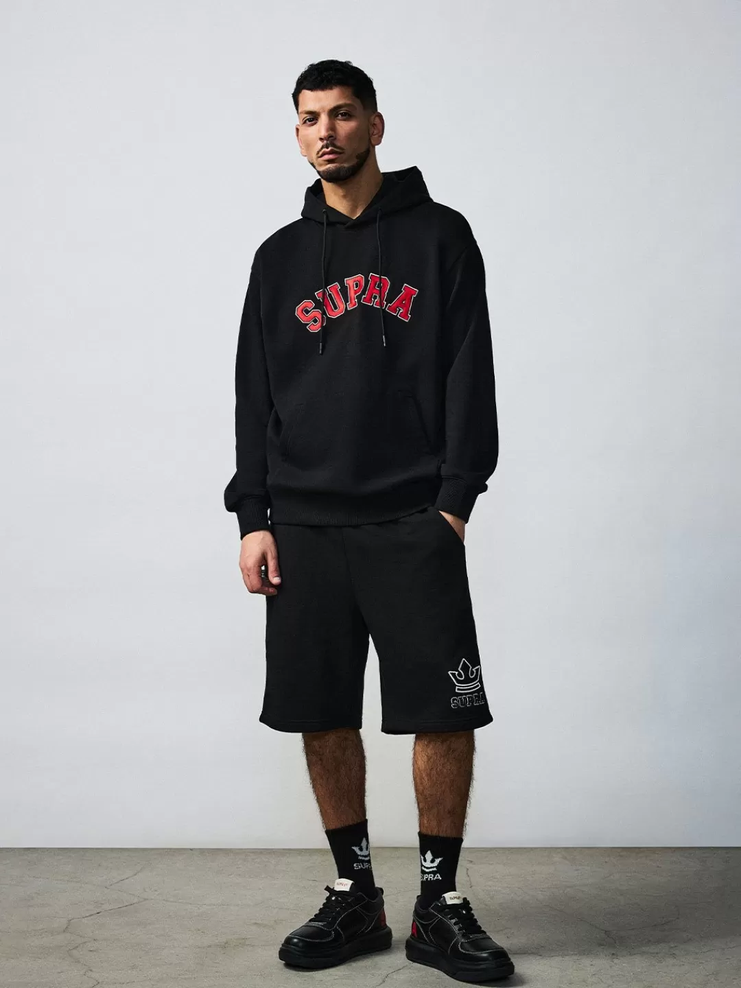 VARSITY ARCH LOGO HOODIE^Supra Shop