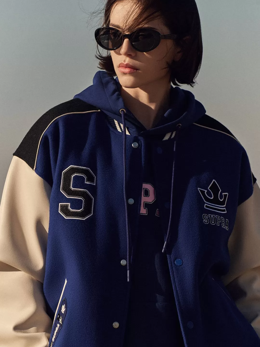 VARSITY ARCH LOGO HOODIE^Supra Best