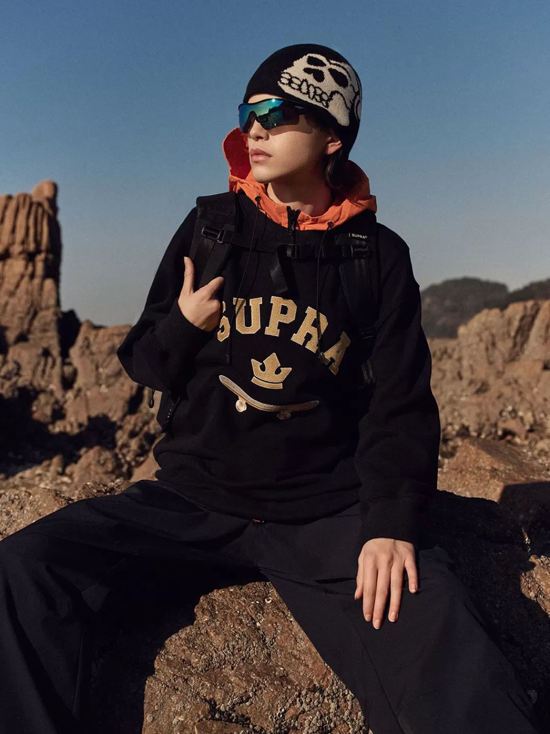 VARSITY ARCH LOGO SWEATSHIRTS^Supra Store