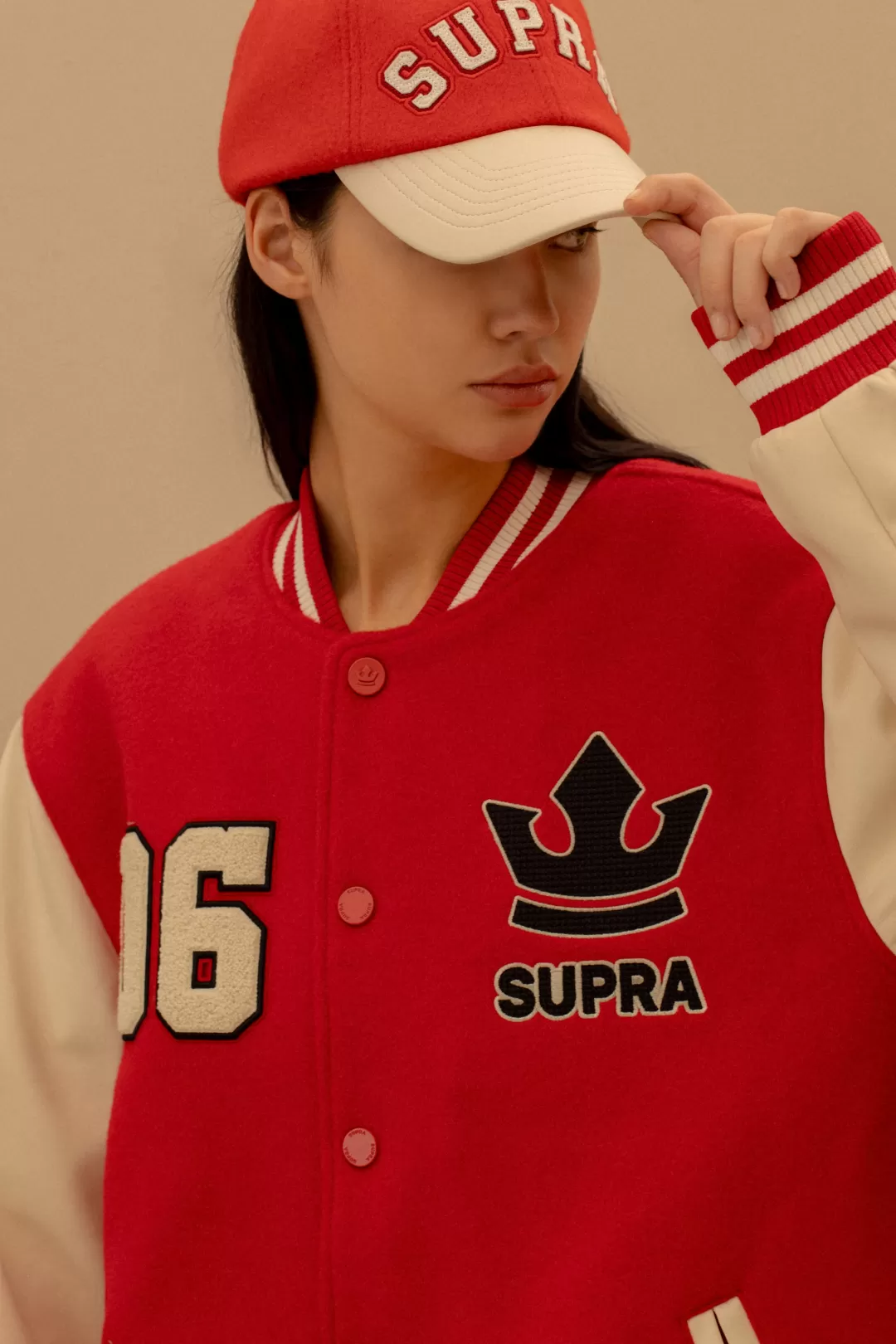 VARSITY UNSTRUCTURED COLOR BLOCK CAP^Supra Flash Sale