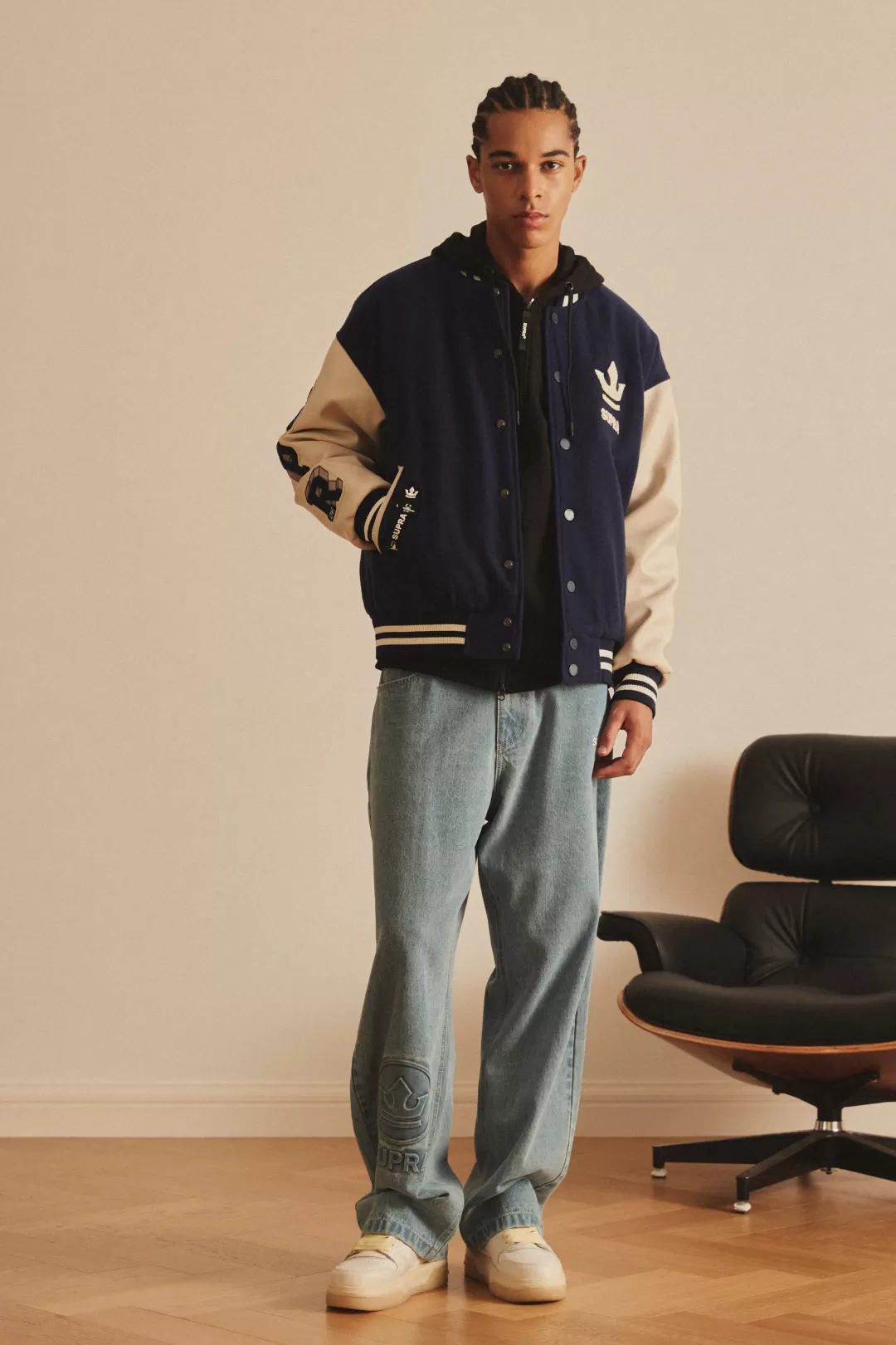 VARSITY WOOL WAPPEN PLAY JACKET^Supra Hot