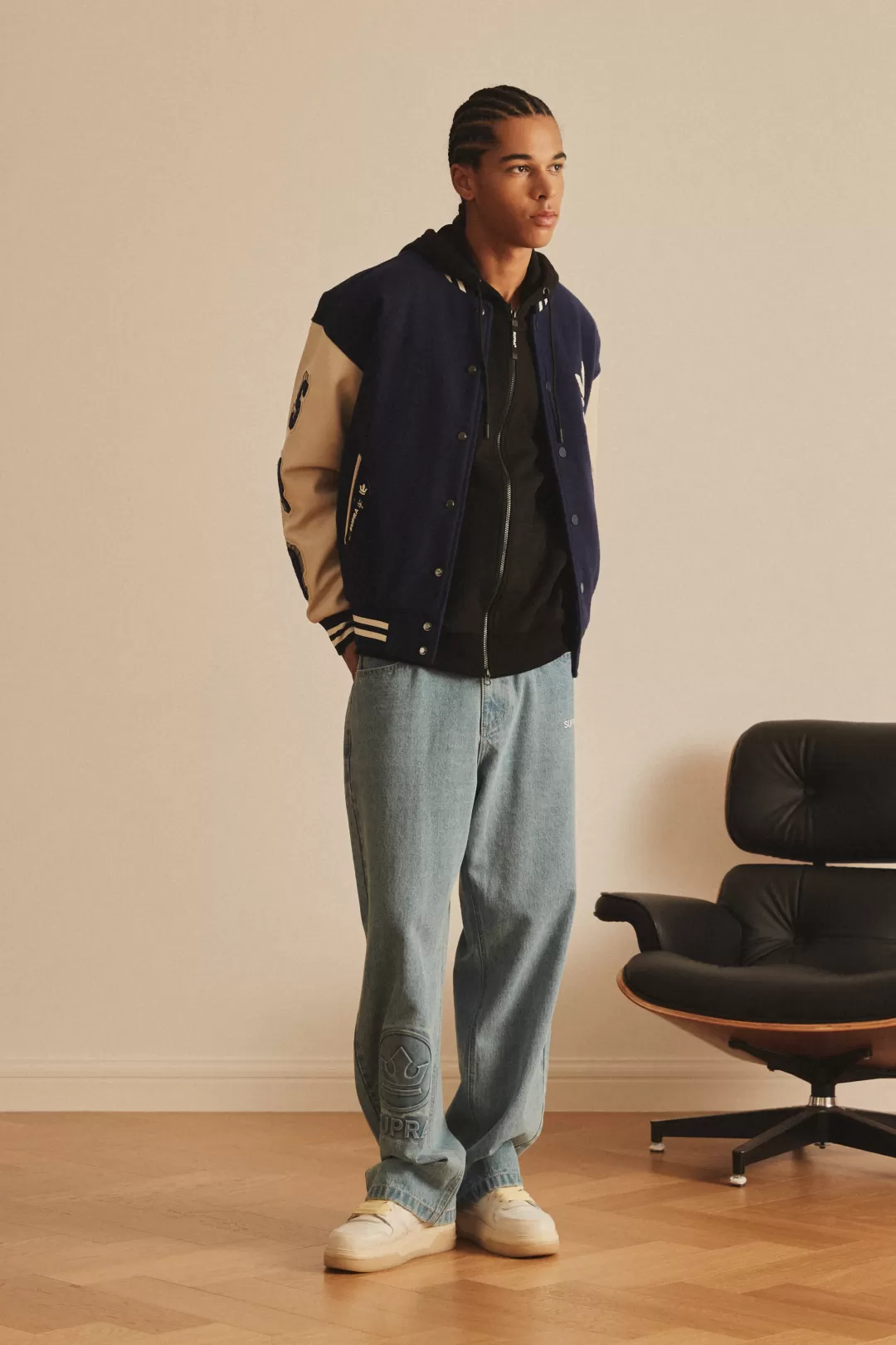 VARSITY WOOL WAPPEN PLAY JACKET^Supra Hot